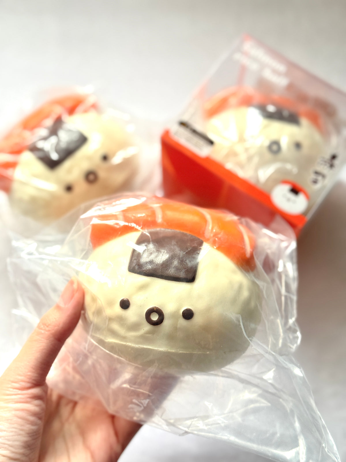 Zoey Salmon Rice Ball Squishy