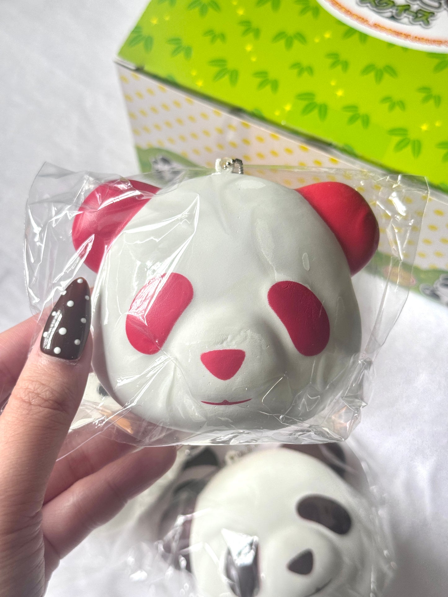 Rare Panda Head Bun Squishy