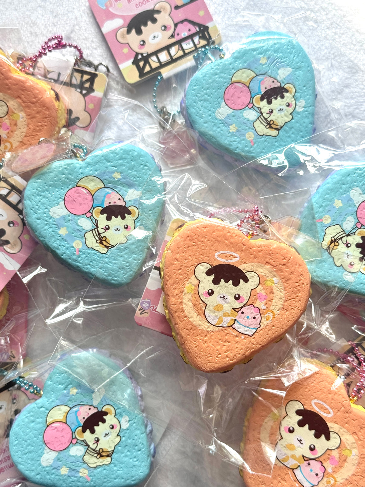 Yummibear Heart Cookie Squishy