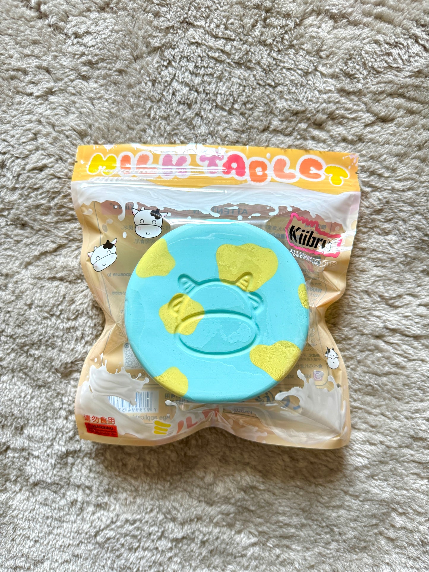 Kiibru Milk Tablet Squishy