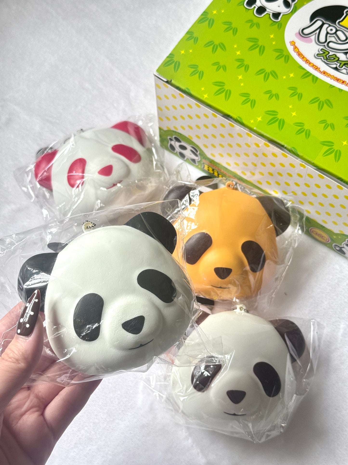 Rare Panda Head Bun Squishy