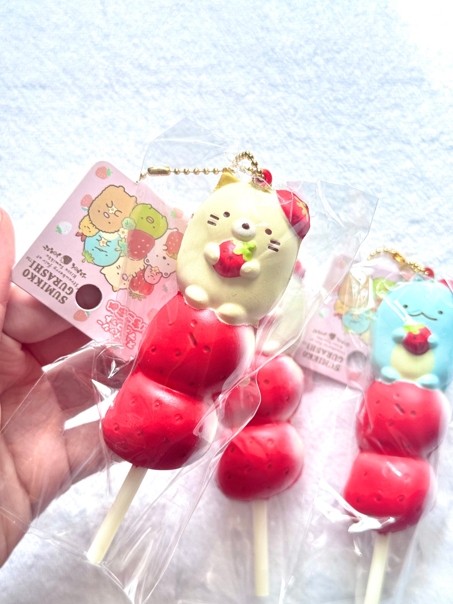 Sumikko Gurashi Strawberry Dango Squishy
