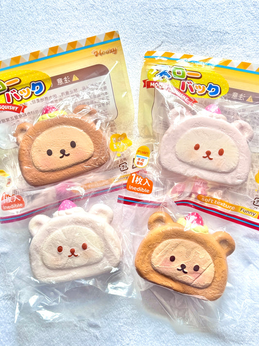Moozy Bear Cake Roll Squishy