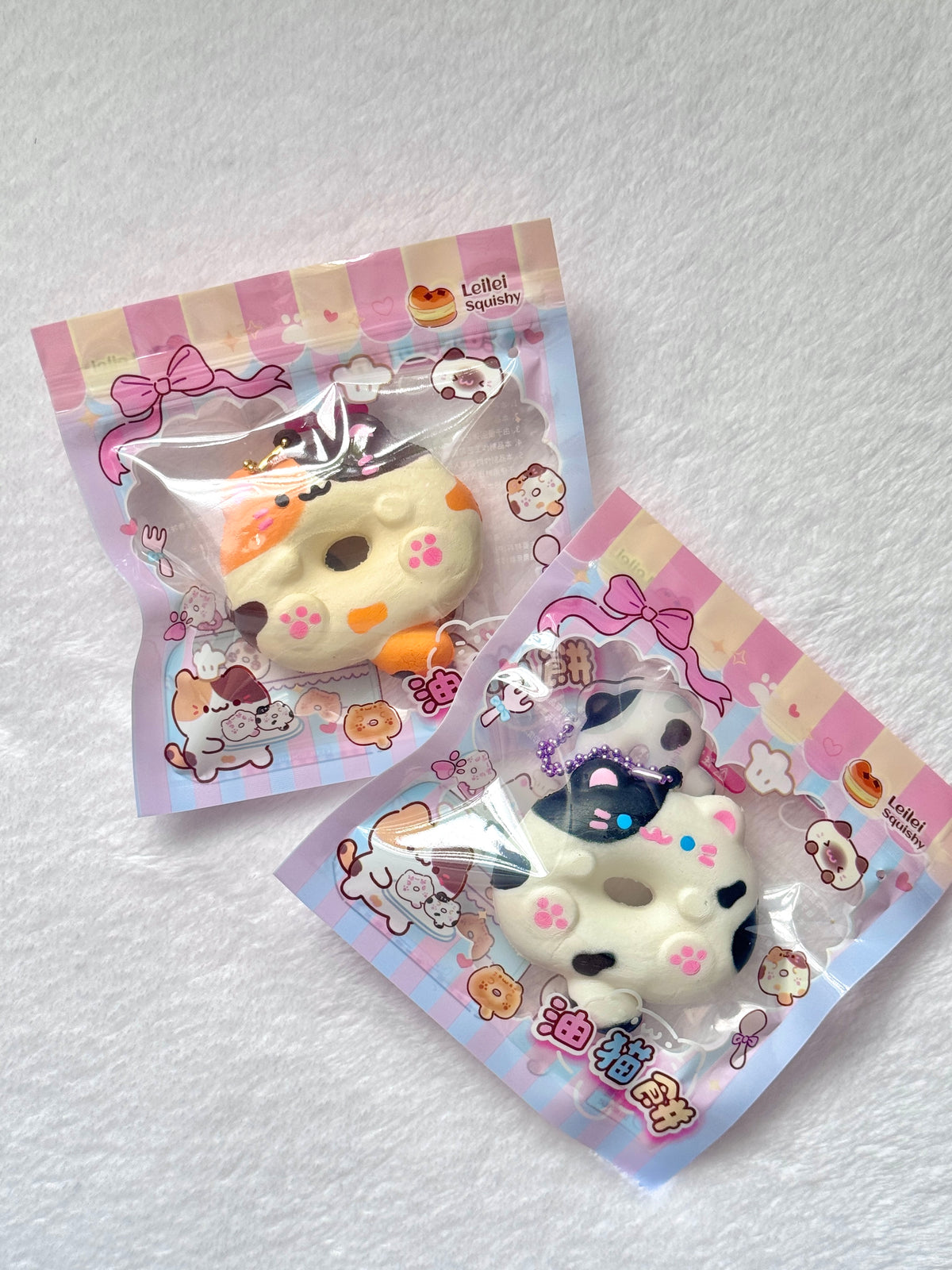 Mini Leilei Cat Donut Squishy