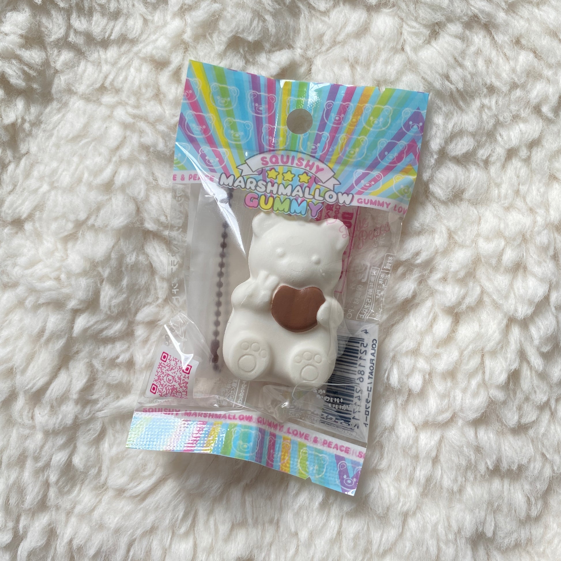 IBloom - Marshmallow Gummy Bear Love & Peace - Squishy Japan