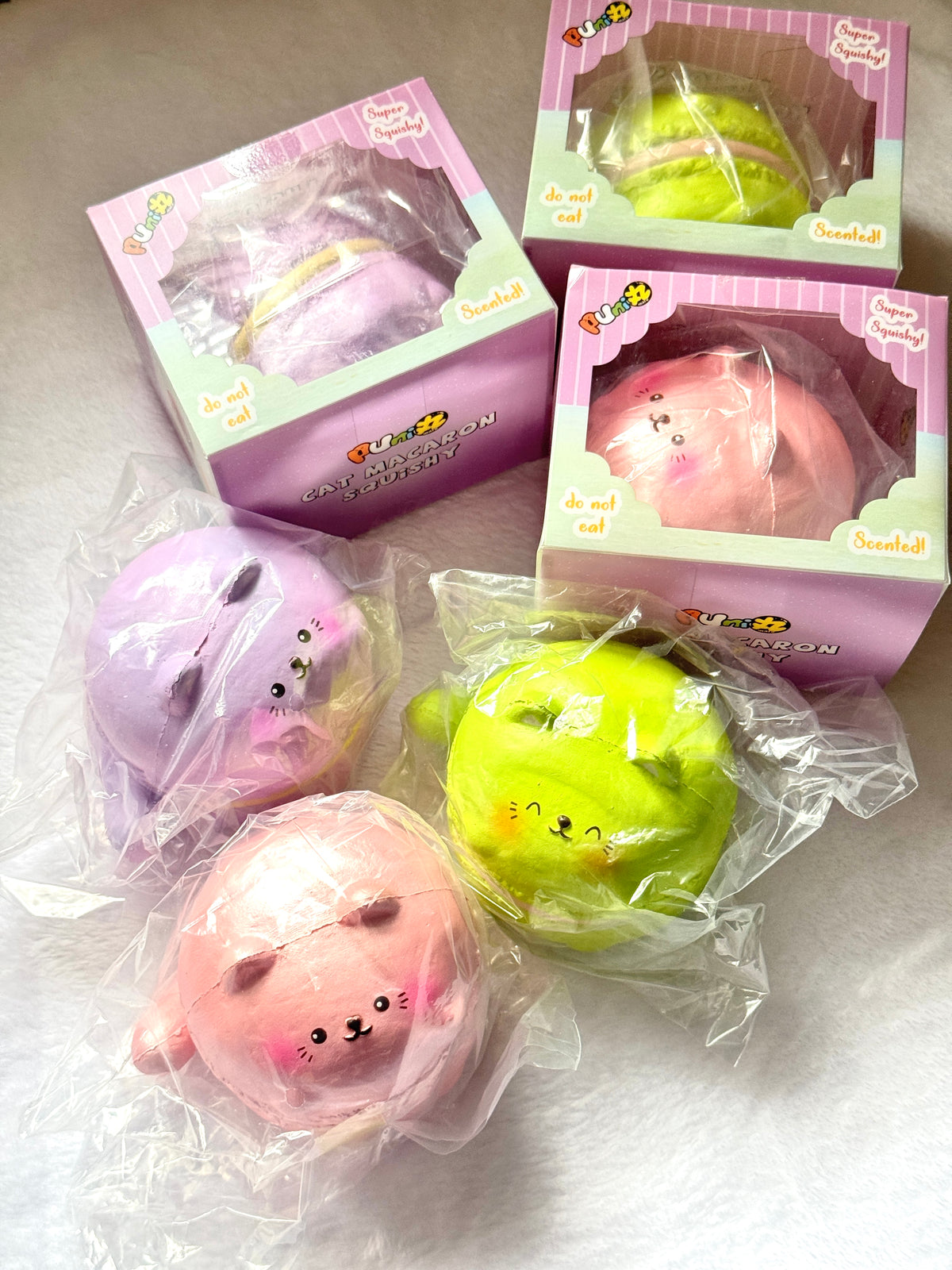 Creamiicandy Cat Macaron Squishy
