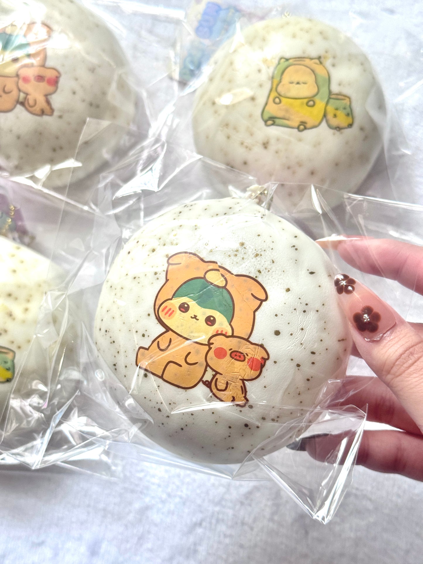 Poli Character Bun Squishy