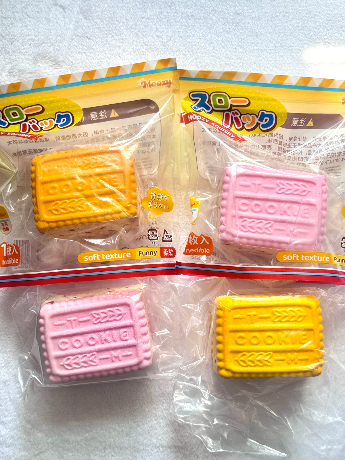 Moozy Ice Cream Cookie Squishy