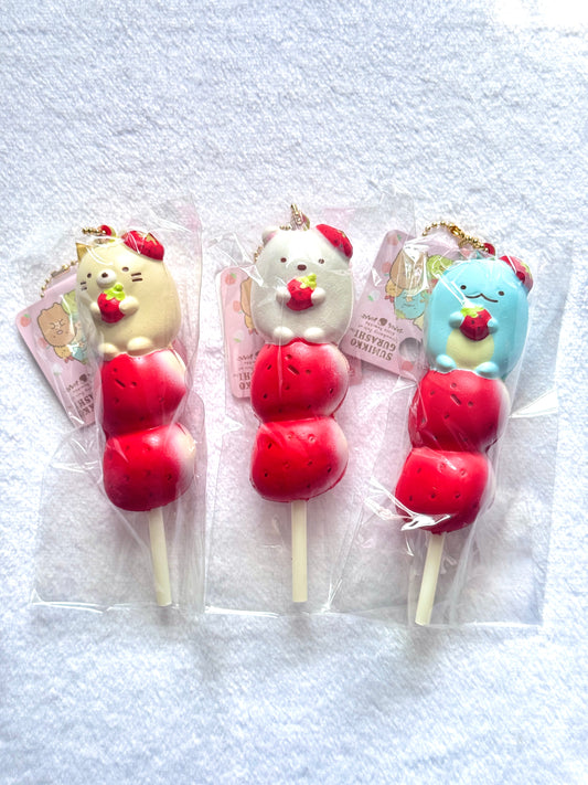 Sumikko Gurashi Strawberry Dango Squishy
