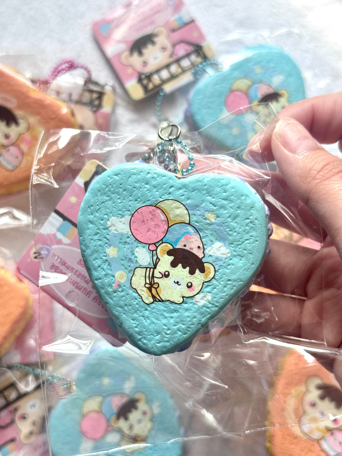 Yummibear Heart Cookie Squishy