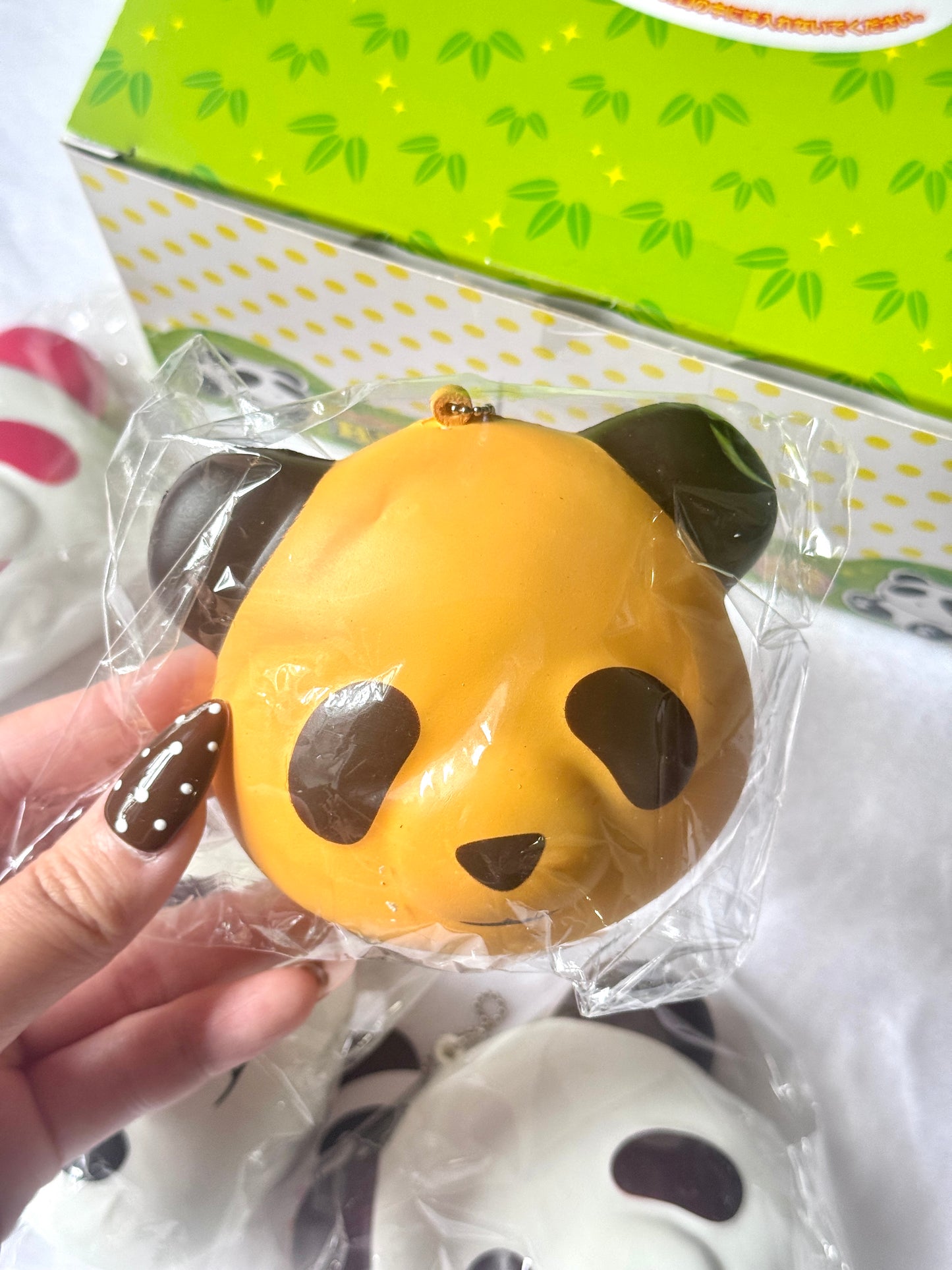 Rare Panda Head Bun Squishy