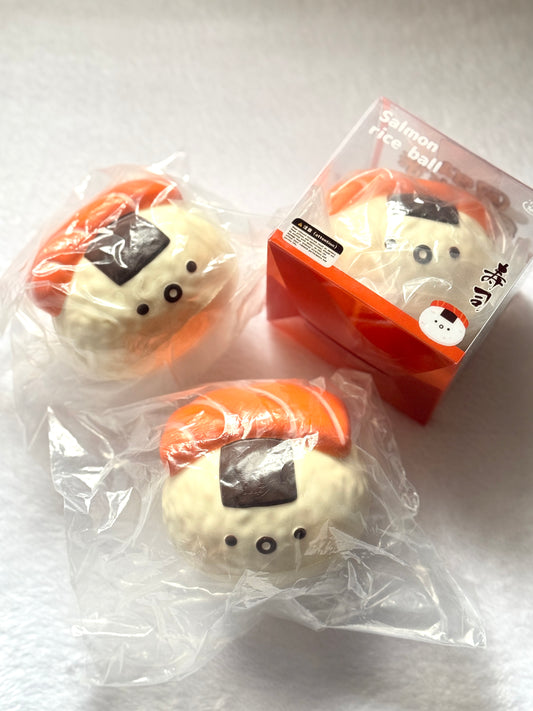 Zoey Salmon Rice Ball Squishy