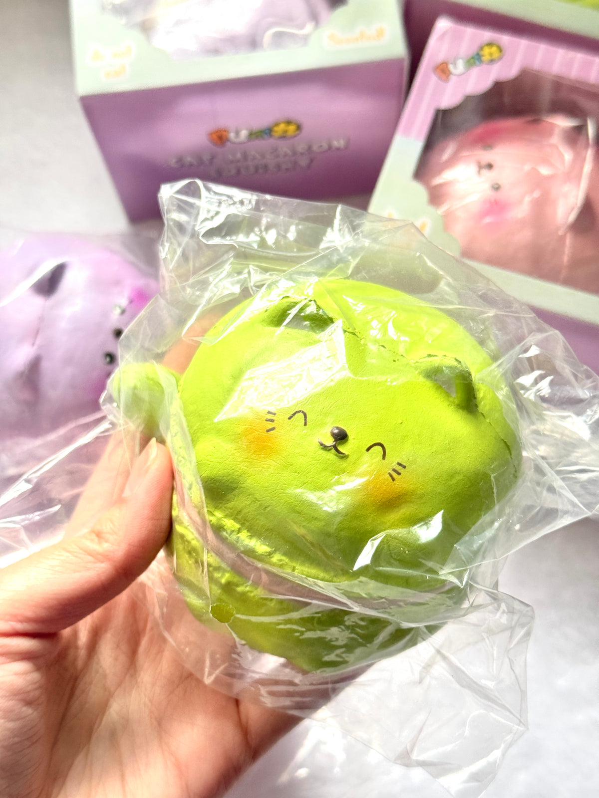 Creamiicandy Cat Macaron Squishy