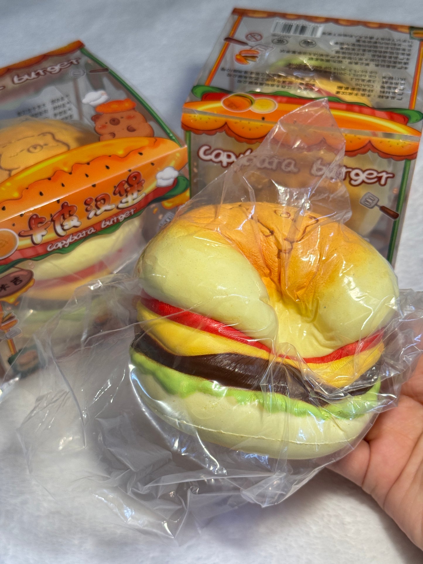 Capybara Burger Squishy